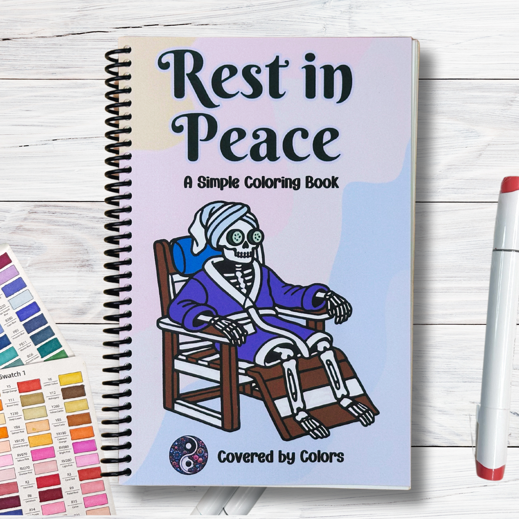 Rest In Peace Coloring Book