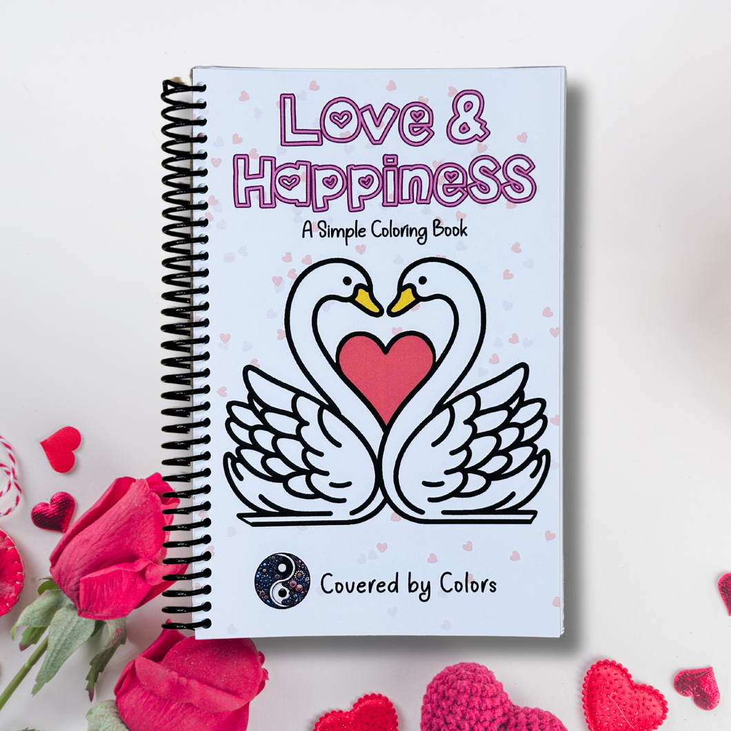 Love and Happiness Coloring Book