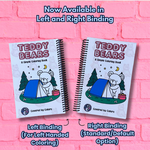 Teddy Bears Bold and Simple Coloring Book