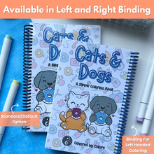 Load image into Gallery viewer, Cats and Dogs Coloring Book
