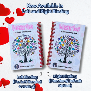 Hearts Coloring Book