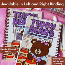 Load image into Gallery viewer, Teddy Bears Bold and Simple Coloring Book
