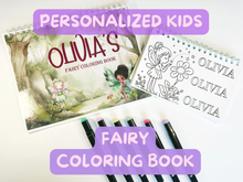 Load image into Gallery viewer, Fairy Personalized Coloring Book
