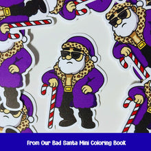 Load image into Gallery viewer, Swag Santa Waterproof Vinyl Sticker - 3x2 Inches Matte Base
