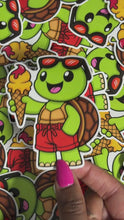 Load and play video in Gallery viewer, Ice Cream Turtle Sticker
