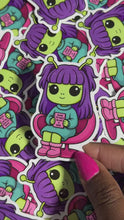 Load and play video in Gallery viewer, Don't Try Me Alien Sticker
