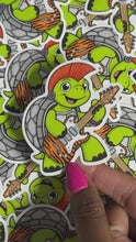 Load and play video in Gallery viewer, Rockstar Turtle Sticker
