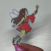 Load and play video in Gallery viewer, Glitter Fairy Sticker - Subs
