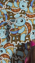 Load and play video in Gallery viewer, Squirtle Turtle Ramen Sticker
